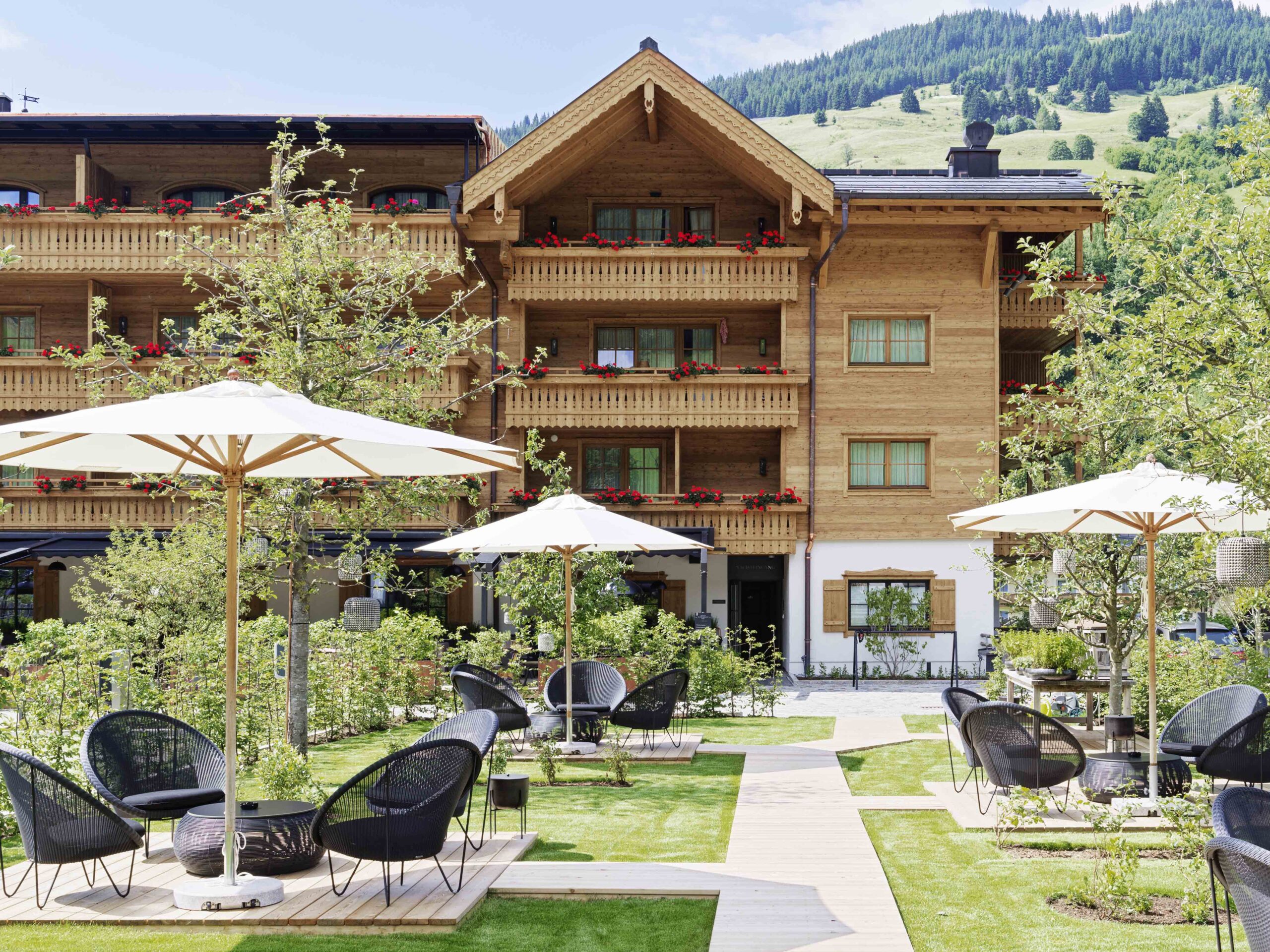 Geplant wurde das Hotel Unterschwarzachhof vom Architektur Büro BIRGIT WEBER.